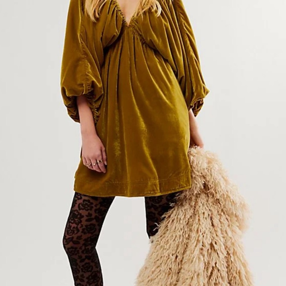 Free People velvet Dress